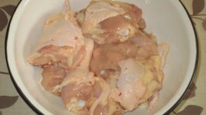 Курица запеченная кусочками в духовке