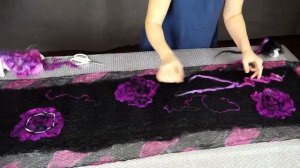 МК Елены Самодивки (Кузнецова) "Валяный изящный шарфик"