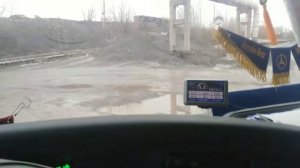 Работа на самосвале, везём шлак.