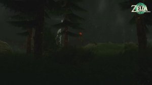 1 Hour of Relaxing and Beautiful Zelda Music with Rain Ambience