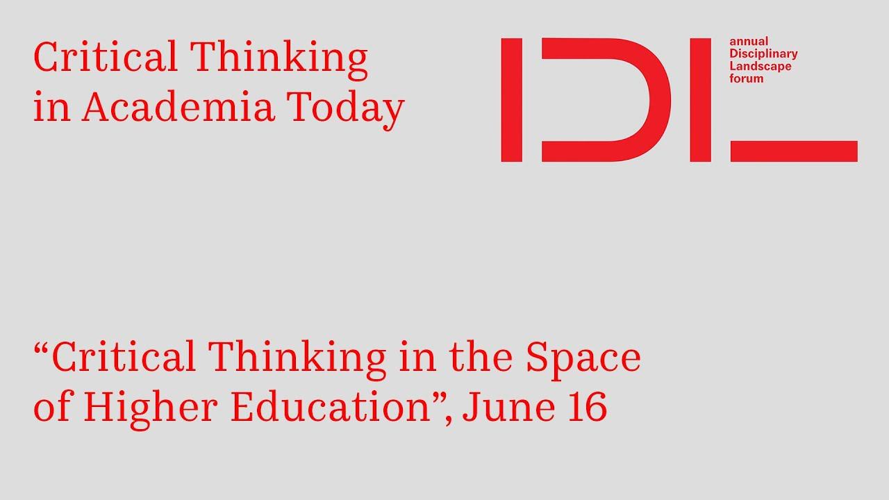 Critical Thinking in the Space of Higher Education, June 16, 2018 | School of Advanced Studies, UTMN