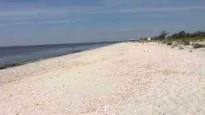 На байдарке под парусом по морю на Кинбрунскую косу