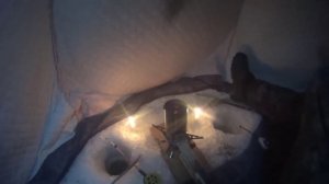 Новый способ дешево и эффективно обогреть палатку  и находится в тепле вторая часть.