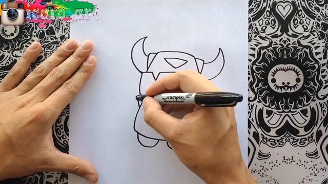 como dibujar a mini pekka | how to draw mini pekka | como desenhar pekka passo a passo смотреть онлайн