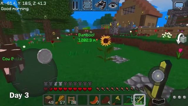 Farming in MultiCraft | How To Find Seeds and Plant Wheat And Vegetables | Survival Mode Multicraft смотреть онлайн