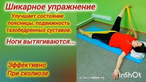 Шикарное упражнение. Улучшает состояние поясницы, тазобедренных суставов, и ног в целом.