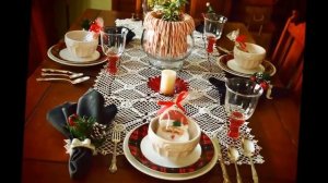Новогодний стол Как украсить стол на Новый год