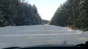 Бежецк-Максатиха-Вышний Волочек. Русская дорога зимой.