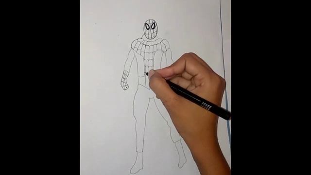 How to draw Spider-Man|Spider -Man Sketch|Drawing Spider-Man #Drawing4U #SpiderMan #drawing смотреть онлайн