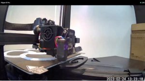 3D Print of Toroidal Drone Propeller on Ender 3 S1 Pro Running Klipper Firmware