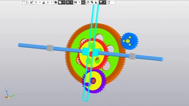 Модель сложного механического засова для гаража. смотреть онлайн