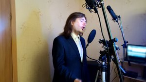 Alexander Vengrus - Репетиция перед записью романса Рахманинова - "Сон"