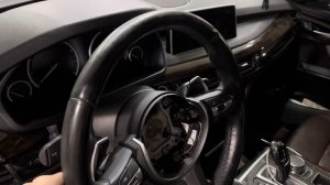BMW X5 F15 установка М руля / BMW X5 F15 Replacement steering M wheel