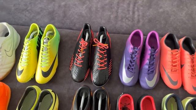 Моя коллекция бутсы / Nike Mercurial / Hypervenom Phatal / Fantom / Tiempo / Adidas F10 / Predator смотреть онлайн