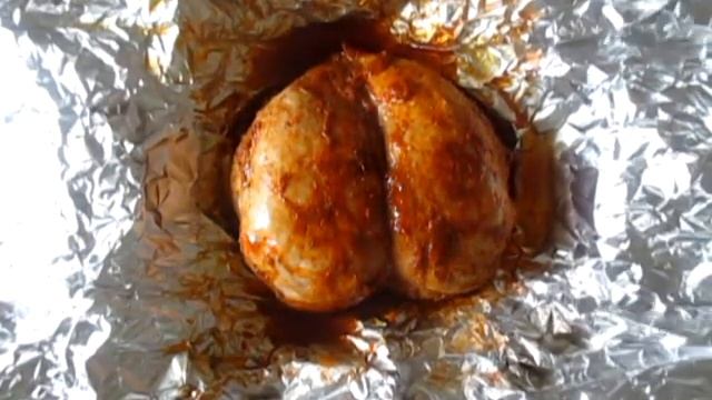 Куриная грудка, запечённая в фольге. Мягкая, сочная, просто тает во рту!