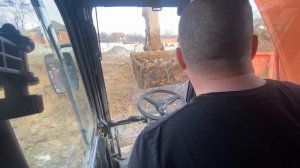 Котлован Капали,работа на Экскаваторе Doosan 190dx
