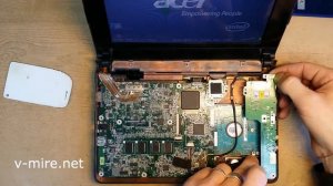 Как разобрать ноутбук Acer ZG5