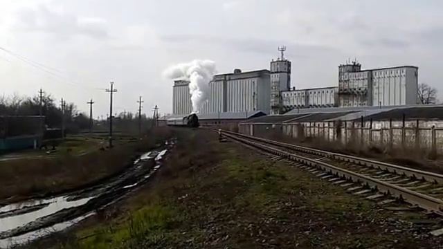 Паровоз... Легенда СССР Ростовская обл. ст. Егорлыкская 25.03.16 смотреть онлайн