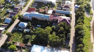 Мариинский Посад с высоты птичьего полета