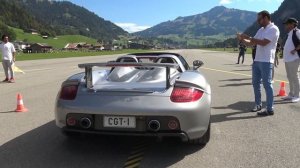 Porsche 918 SPYDER vs Porsche CARRERA GT - ACCELERATIONS SOUND