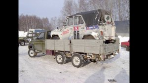 Автомобильные приколы. Трехосный УАЗ-2360L.