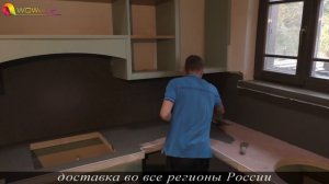 Фартук и Столешница из Микробетона -Microbeton Art Microcement Wowcolor  Микроцемент на Кухне