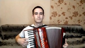 Голубой Вагон на аккордеоне