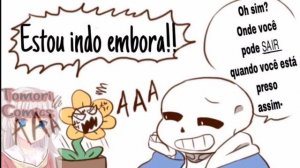 SANS E FLOWEY- UNDERTALE COMICS- KRACKLLATIVE [DUB]