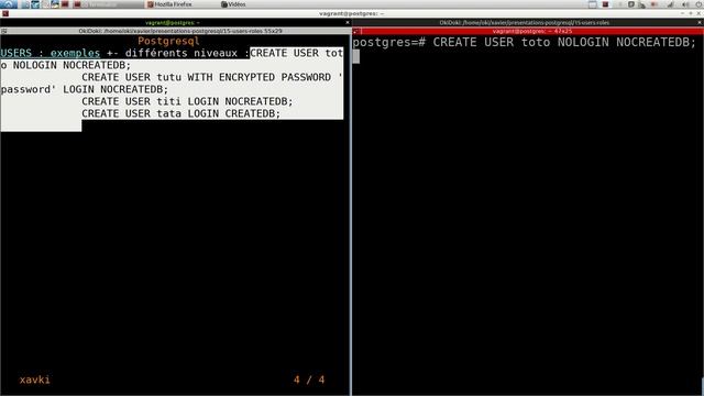 POSTGRESQL - 15. Droits : Rôles et Users смотреть онлайн