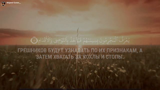 Омар Хишам Сура «Милостивый»
