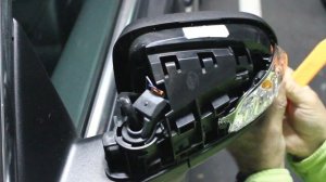 Replace mirror repeater indicator Lens Volvo S80