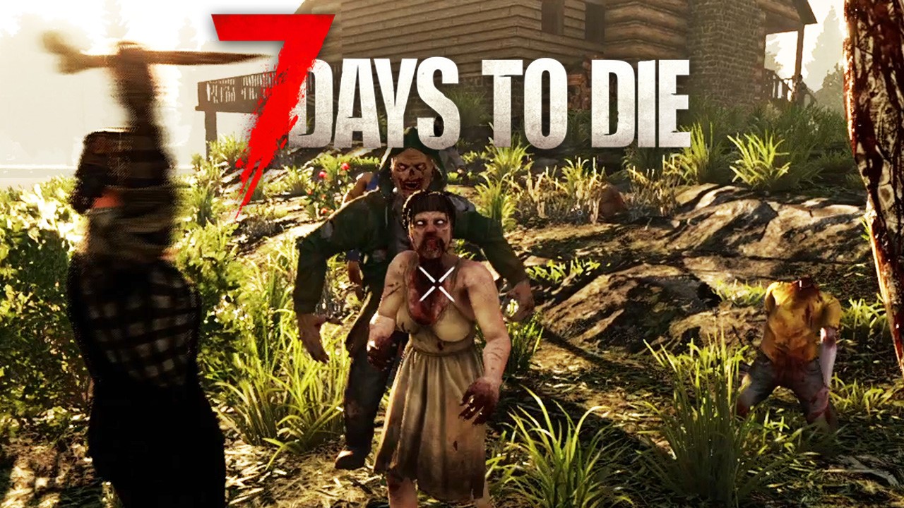 Разносим зомби с Димоном Мощным ! 7 Days to Die