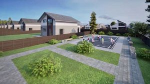 Видеообзор проекта №2 детская площадка в посёлке Лесной-2