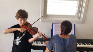 Oscar Rieding Petite Ballade, скрипка, violin,Yoav Kremer, 7 years old (О. Ридинг Маленькая баллада