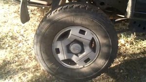 Ниссан Террано WD21 вывешиваем колесо