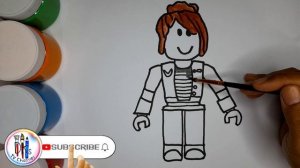 How to draw Bacon Girl Roblox | Как нарисовать девочку с беконом Роблокс | كيفية رسم بيكون فتاة