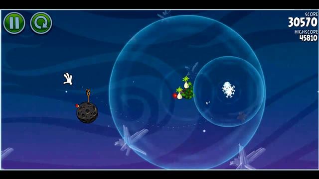 Angry Birds Space -- Fry Me to the Moon Level 05 (3 Stars) смотреть онлайн