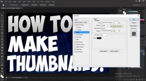 How To Make Thumbnails For YouTube Videos With Photoshop 2016!