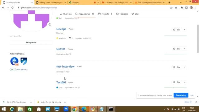 SSH Key in GitHub and GitLab смотреть онлайн