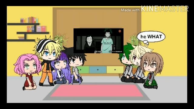 naruto and mha characters react to naruto vs deku rap battle смотреть онлайн