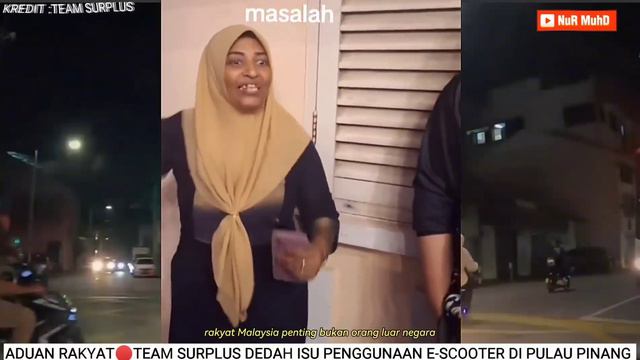 AKAK BENGANG DGN E-SCOOTERUSTAZ SOPHIAN SOUND PBT TERJAH BANDAR HERITAGE GEORGETOWN