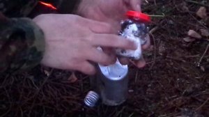 Вариант применения армейской фляги . Чай на костре