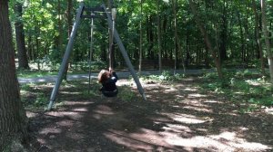 Тарзанка в Ботаническом саду