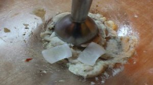Паштет из сельди и картофеля с соленым огурцом