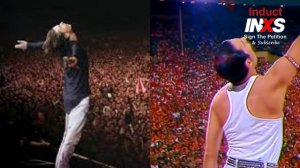 Michael Hutchence & Freddie Mercury Chanting At Wembley During Their Iconic Concerts | Induct INXS