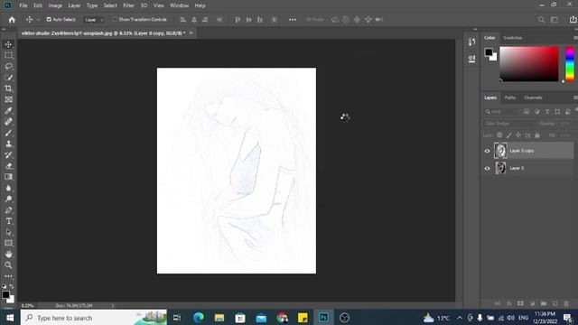 how to create pencil sketch effect in photoshop | photoshop sketch effect смотреть онлайн