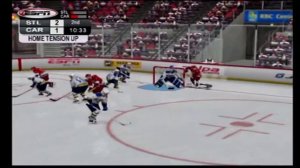 ESPN NHL 2K5: STL@CAR. CPU Vs CPU Simulation.