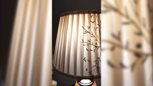 Настольная лампа для спальни с абажуром.6281