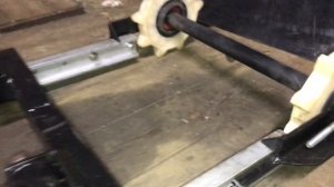 Гусеничная телега самодельного снегохода