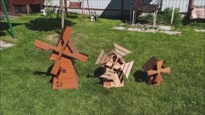 Строим декоративную мельницу..mp4